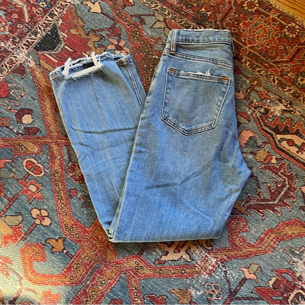 Abercrombie & Fitch the Ankle Straight Ultra High Rise 27/4 regular